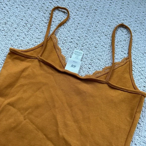 H&M Jersey Lace-detail Camisole - Picture 5 of 6